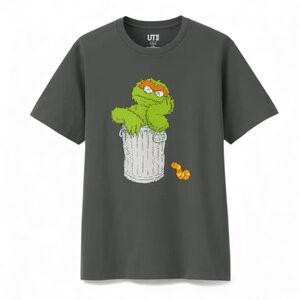 KAWS x Uniqlo x Sesame Street Oscar The Grouch Tee